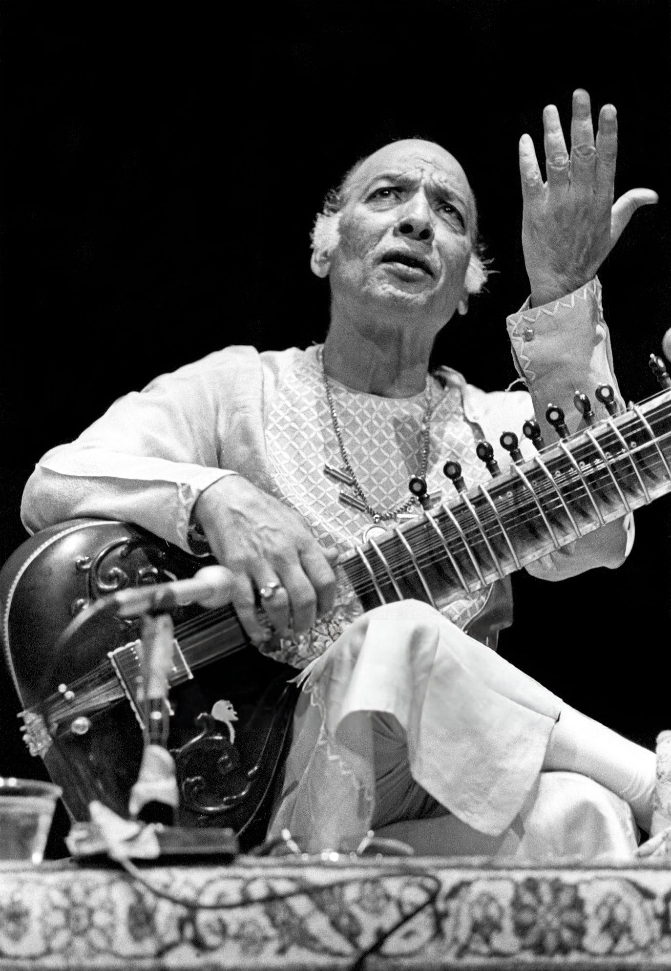 Portrait of Ustad Vilayat Khan