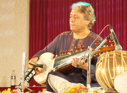 Portrait of Ustad Amjad Ali Khan