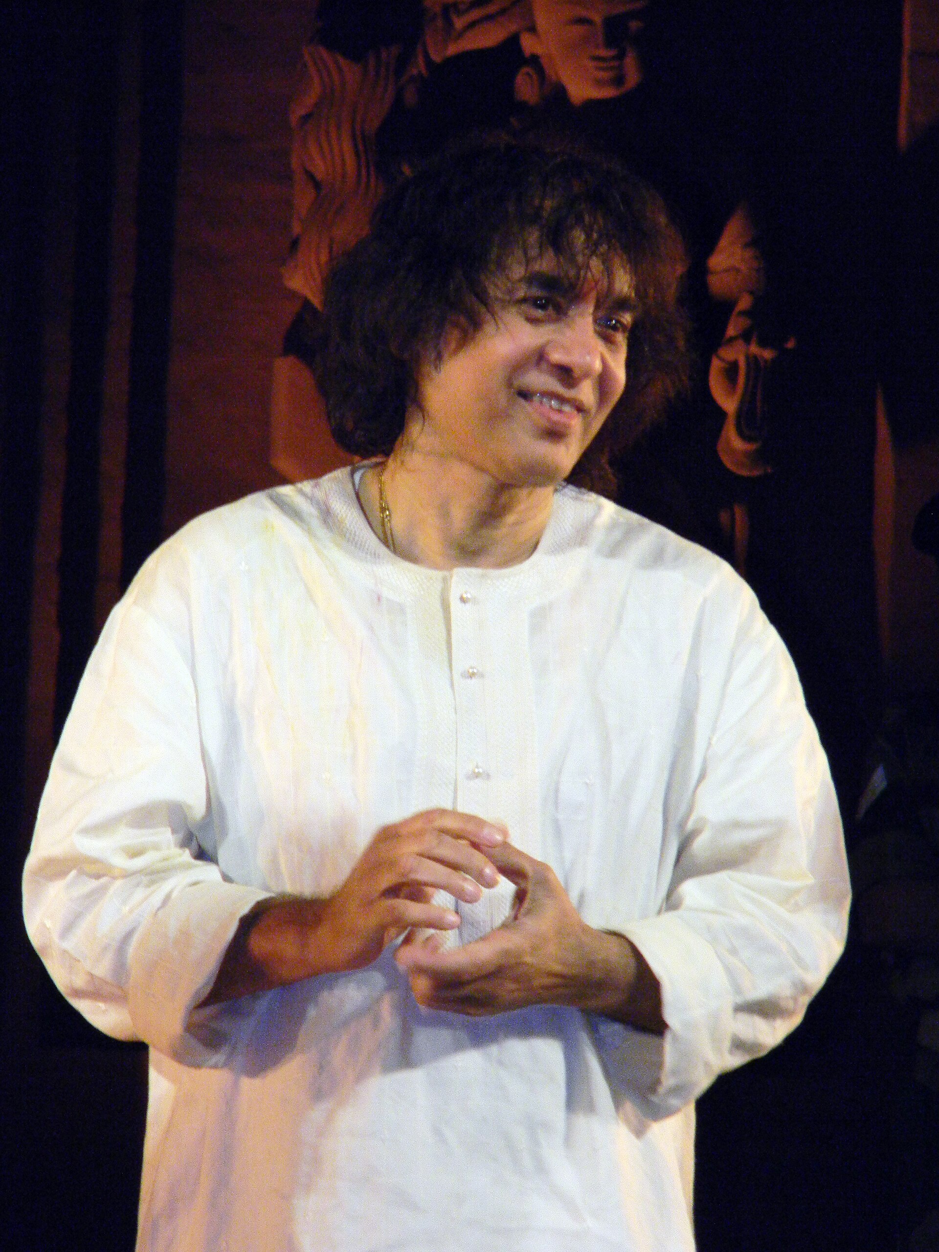 Zakir Hussain, photographed in 2012.