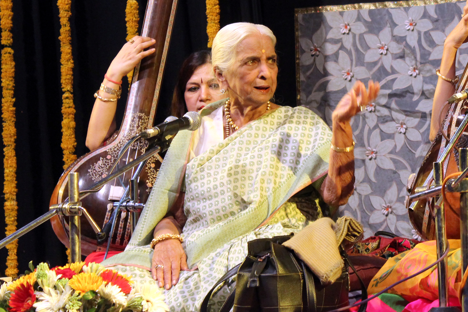 Girija Devi in performance at Bharat Bhavan, Bhopal.