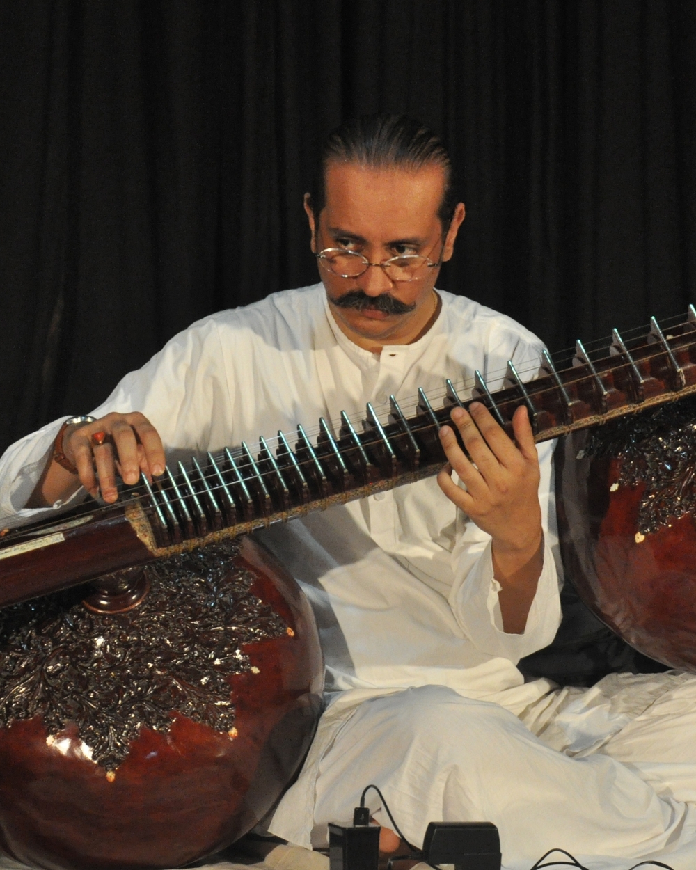 Portrait of Ustad Mohi Bahauddin Dagar