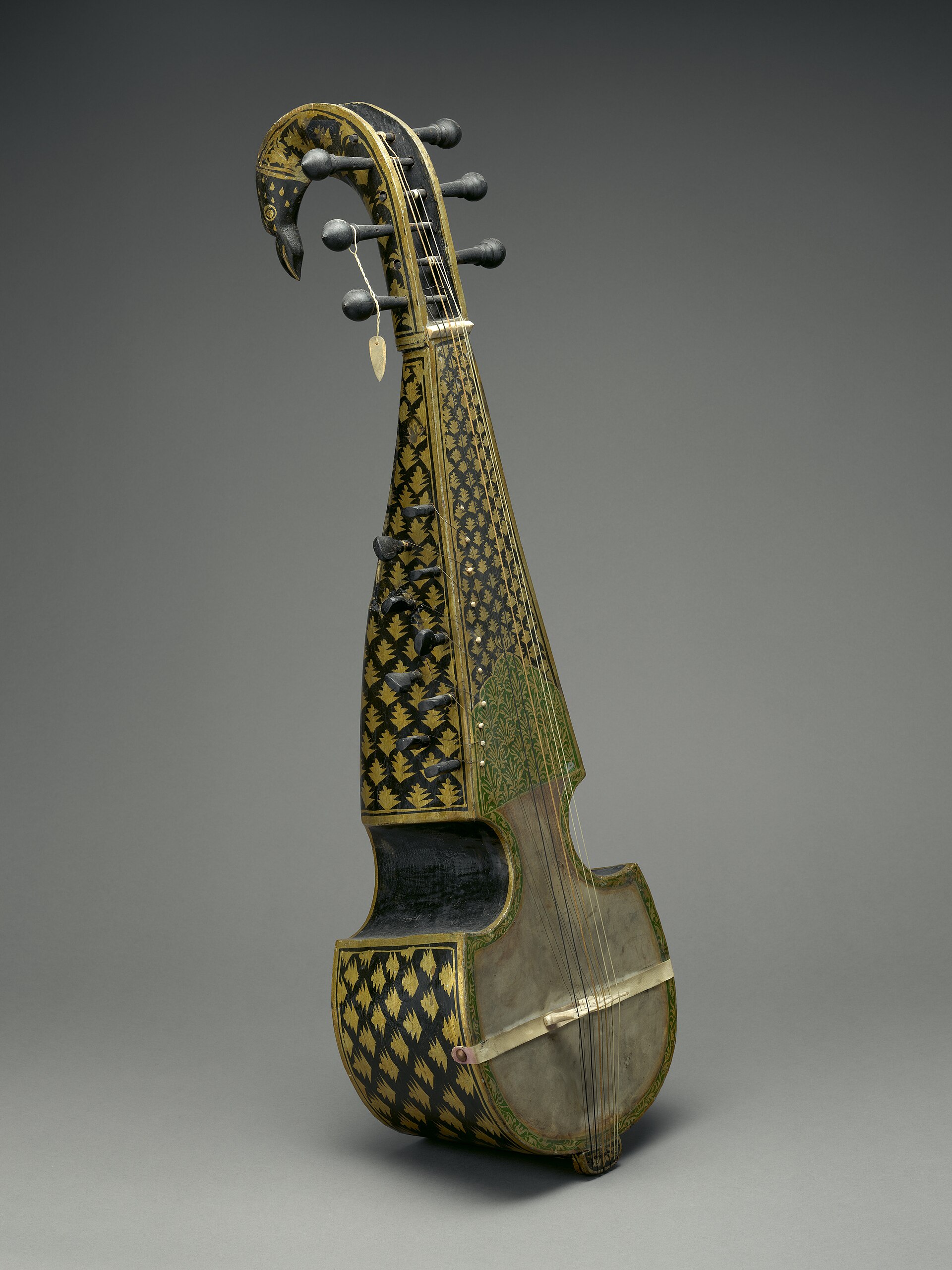 Sarod, north India, from the collection of the Metropolitan Museum of Art.