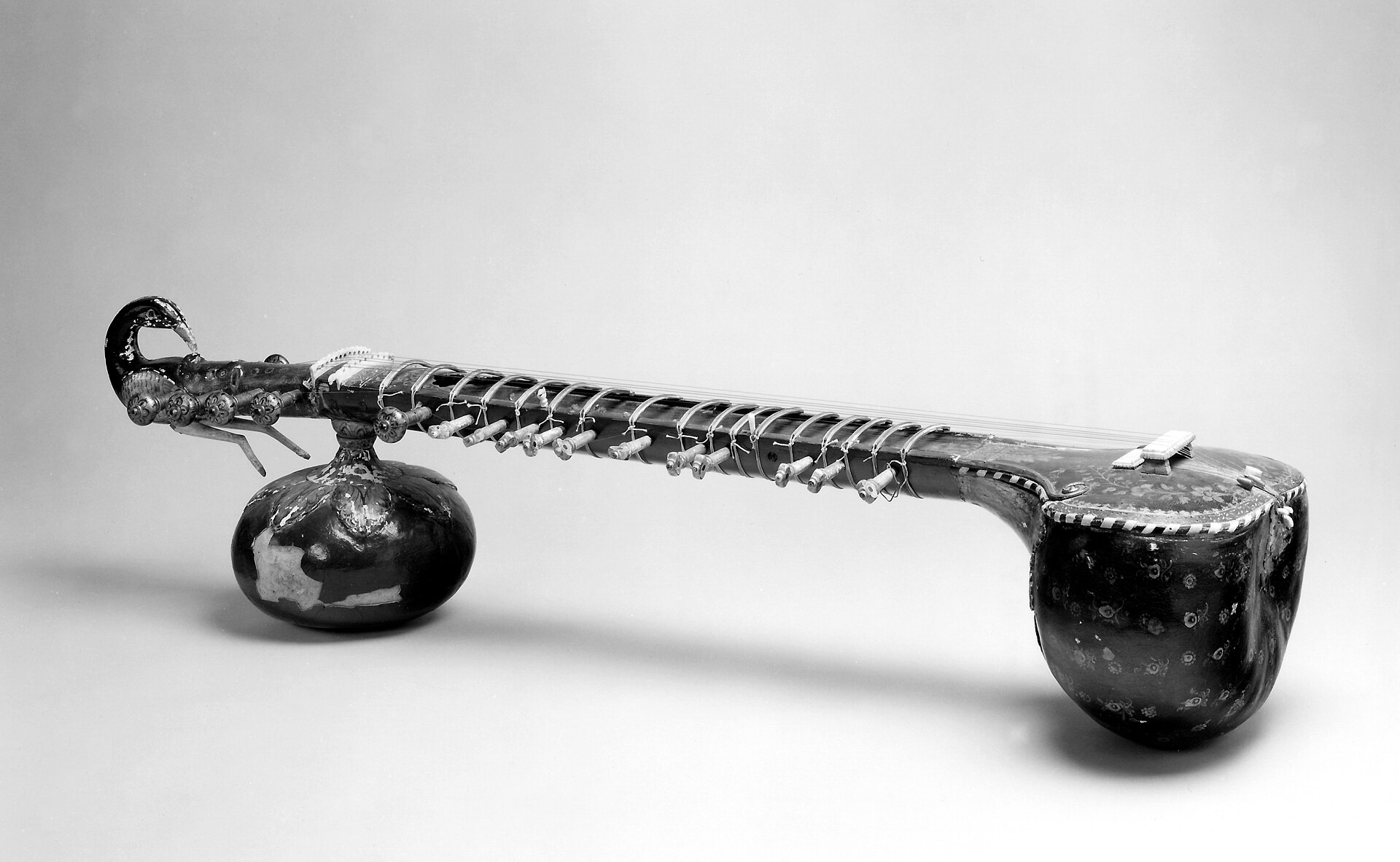 Sitar, north India, from the collection of the Metropolitan Museum of Art.